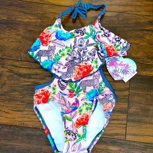 Sketchers girls mokini bathing suit